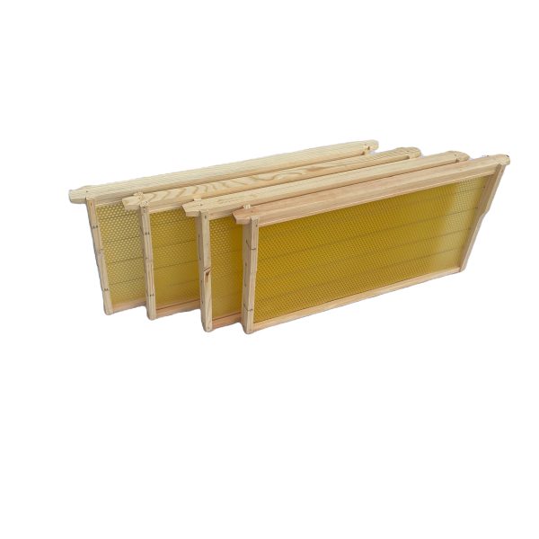 Deep Bee Frame wooden Bee hive Frame With bee wax Foundation Assembled