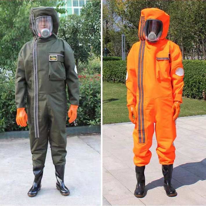 Beekeeping Equipment Air Hole PU Leather Wasp Bee Suit with Boots ...