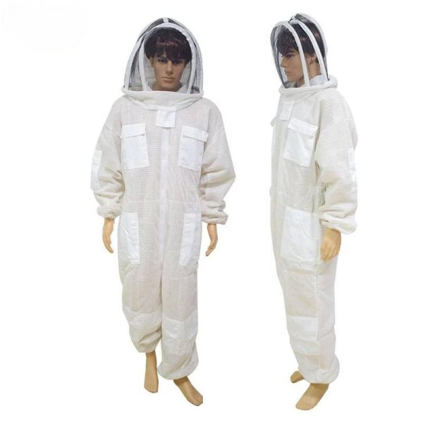 3 Layer Professional Bee Suit Ventilated Beekeeper Clothing