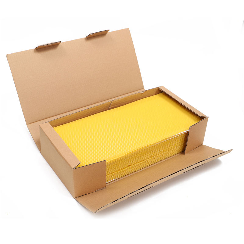 Wholesale Beekeeping Supplies: Organic Beeswax Sheets for Beehive Foundations