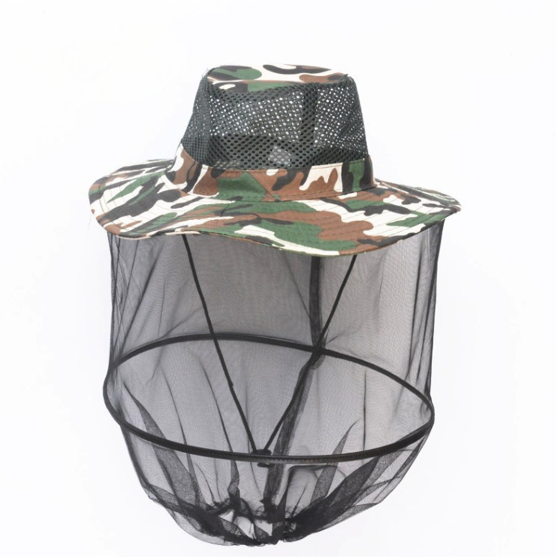 High Visibility Mesh Beekeeping Hat with Insect Veil