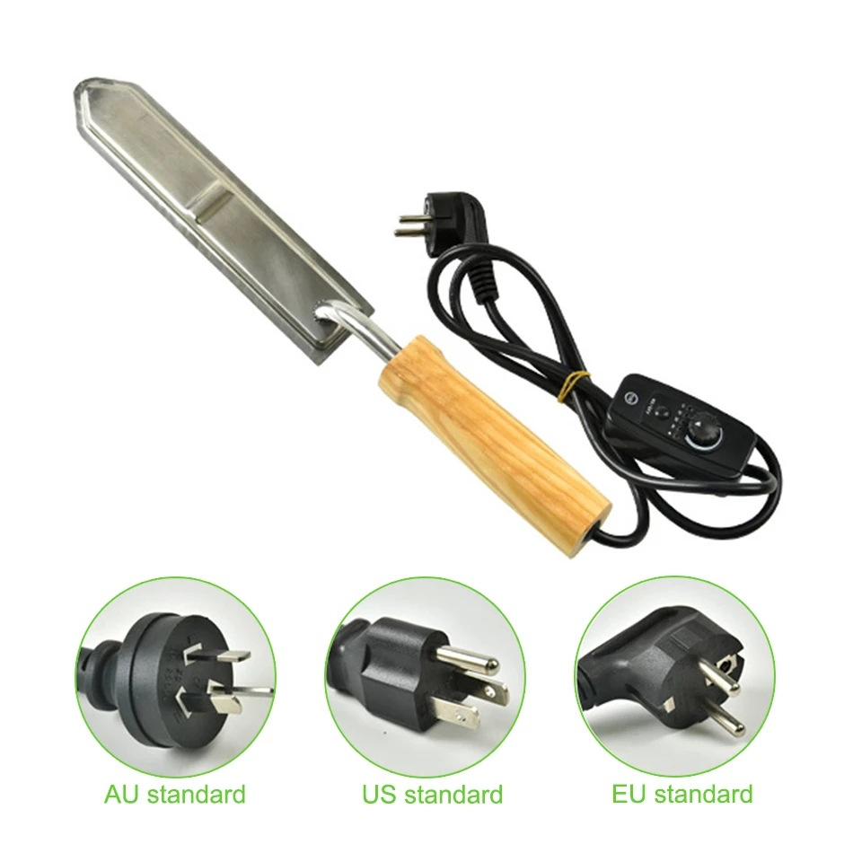 Beekeeping equipment stainless steel electric honey scraper knife 110/220v electric uncapping knife