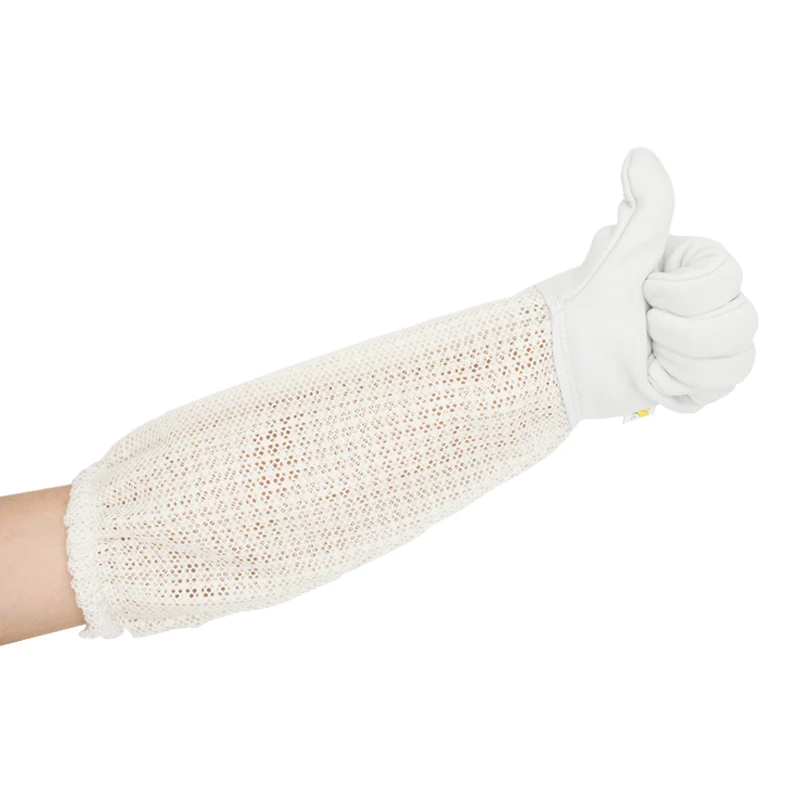 Beekeeping Glove for Beekeeper Golden sheepskin for Bee protect gloves