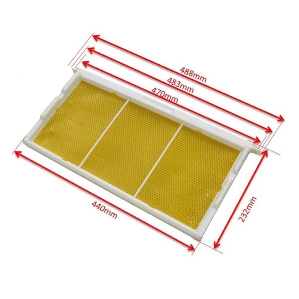 Beekeeping Equipment: 20pcs Reusable Honeycomb Plastic Frames