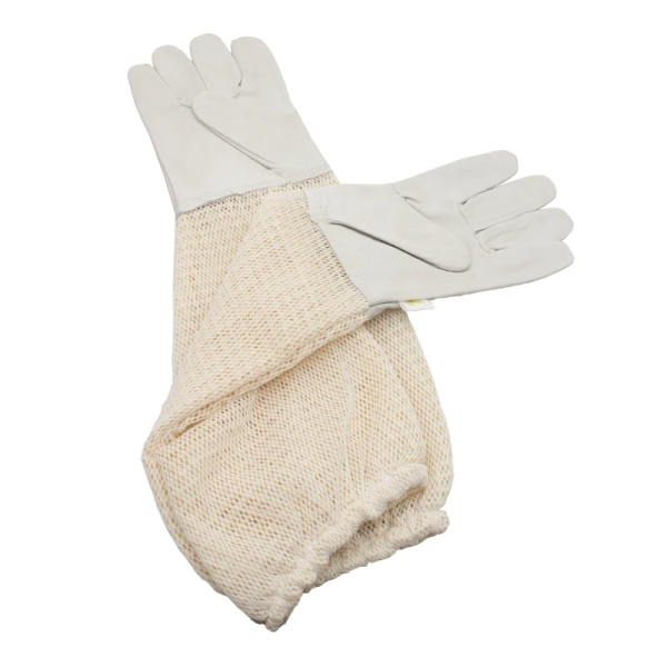 Beekeeping Glove for Beekeeper Golden sheepskin for Bee protect gloves