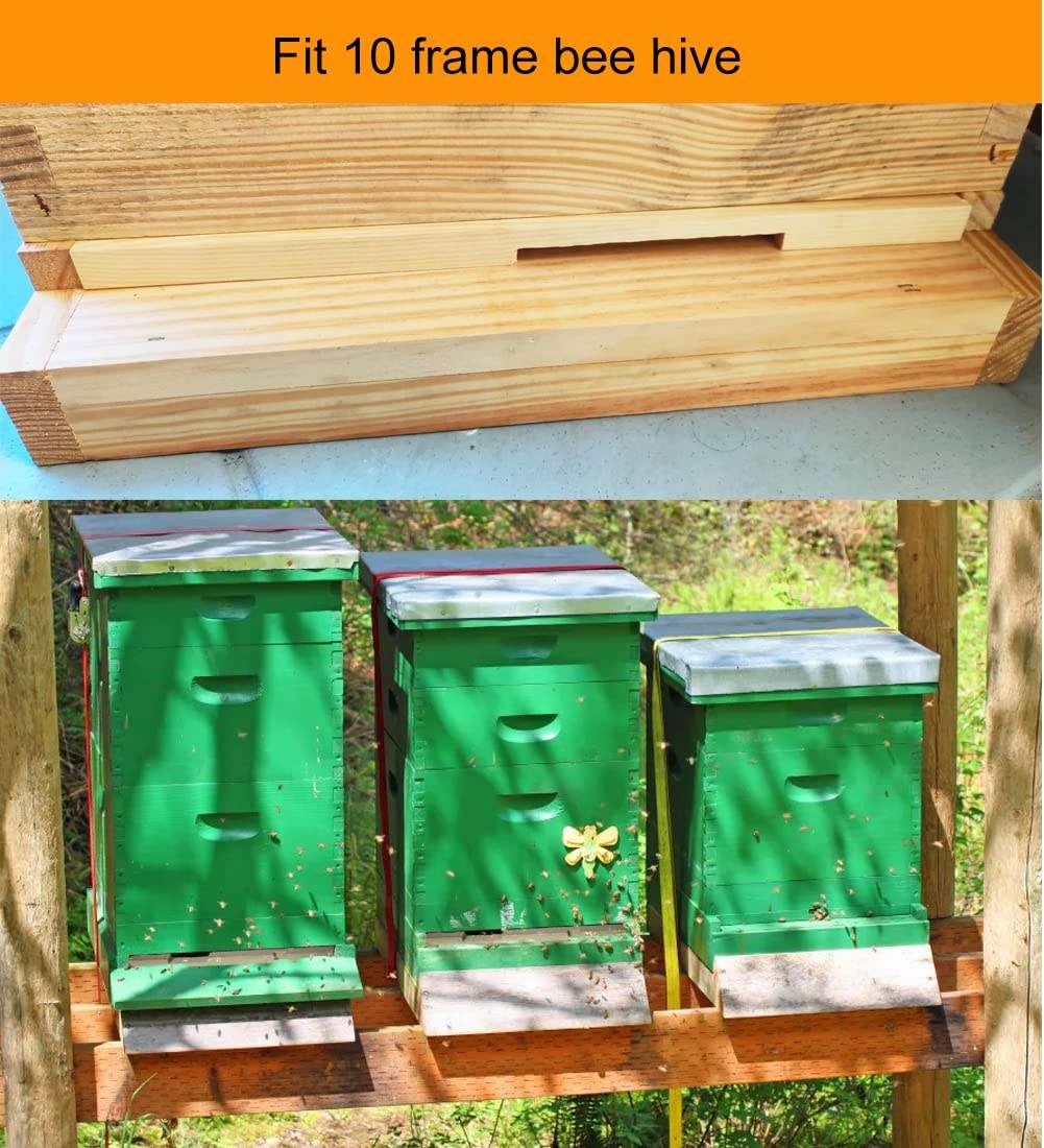 Beekeeping Supplies 10 Frame Beehive Entrance Reducer Wood Bee Hive Entrance Protector