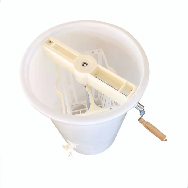 2 Frames Manual Honey Extractor use for Plastic Honey Extractor