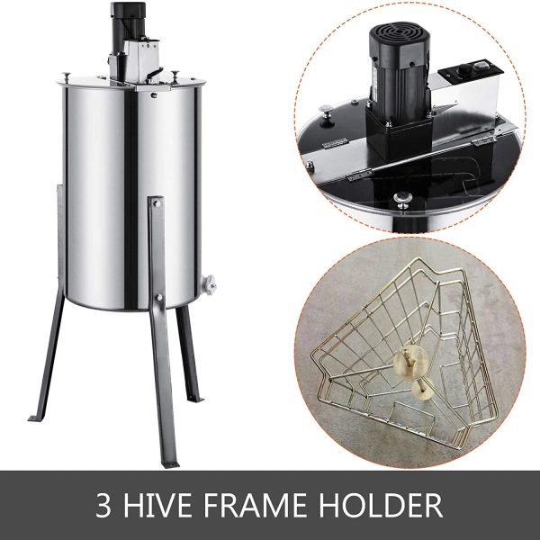 Beekeeping Machine 3 Frames Electric Honey Extractor