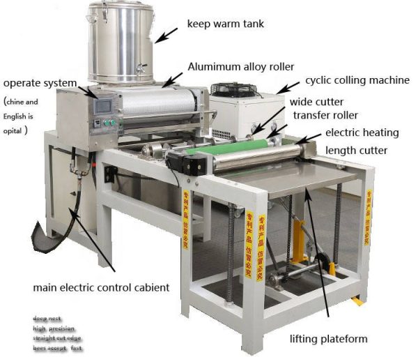 beekeeping wax foundation machine use for full automatic beeswax foundation machine