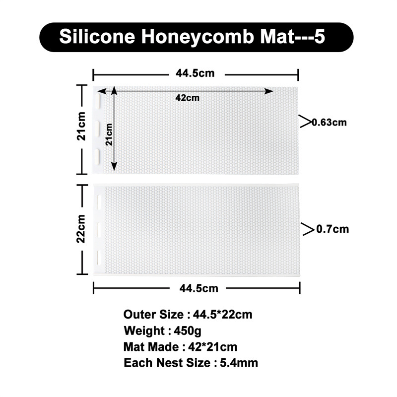  Beekeeping silicon beeswax press Beehive Basis Mould for Honeycomb Sheets Making