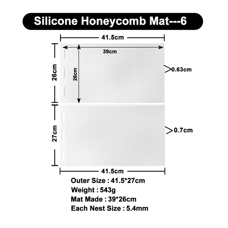  Beekeeping silicon beeswax press Beehive Basis Mould for Honeycomb Sheets Making