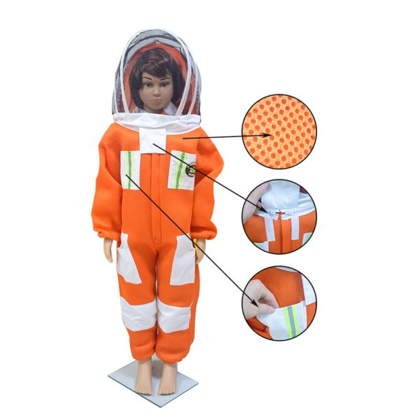 Ventilated and Comfortable Beekeeping Suit for Children