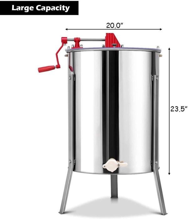 4-frame Manual Honey Extractor