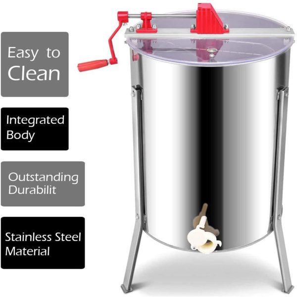 4-frame Manual Honey Extractor