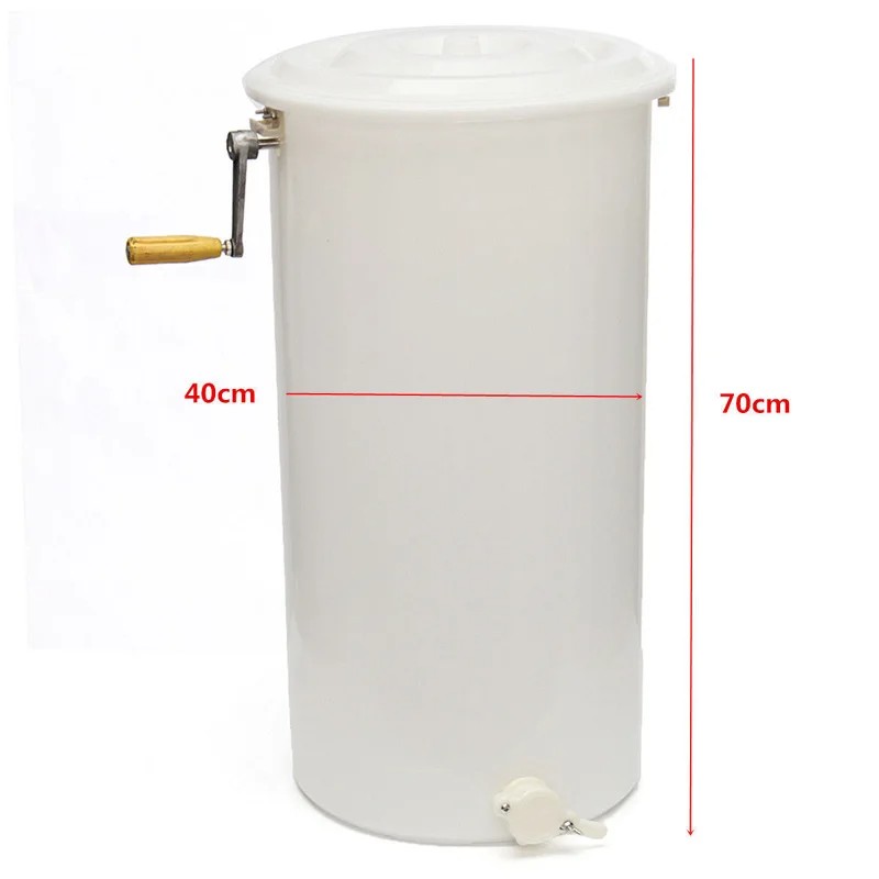 2 Frames Manual Honey Extractor use for Plastic Honey Extractor