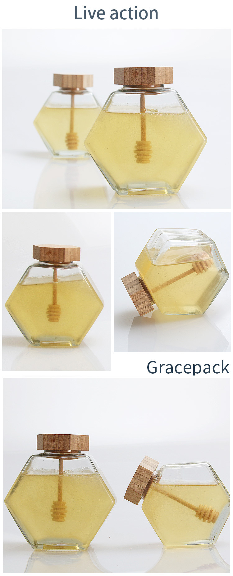 Honey Glass Jar