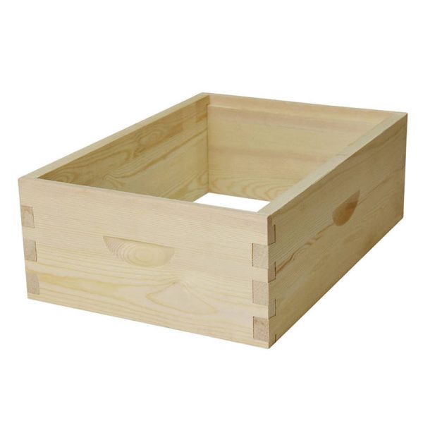 Wooden Deep Box Langstroth Bee Hive Body for 10 Frame Bee Box