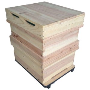 Beekeeping Equipment one or two layer Korea style Bee Hives for honey bee hive for Korea bee hive